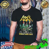 Rock God Metallica World Tour 2024 Signatures shirt