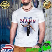 Terance Mann American professional basketball player for Los Angeles Clippers T-Shirt Guys V Neck