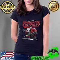 Tony Esposito Chicago Comet Canadian-American professional ice hockey goaltender T-Shirt Ladies Tee