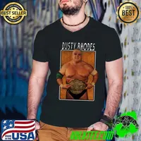 Vintage Wwe Dusty Rhodes American professional wrestler T-Shirt Guys V Neck