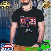 Yan Gomes Brazilian-American professional baseball catcher Chicago C Cartoon T-Shirt Guys V Neck