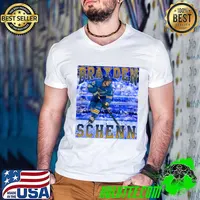 Brayden Schenn Canadian professional ice hockey centre and captain T-Shirt Guys V Neck