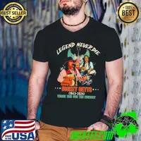 Dickey Betts Legend Never Die 1943-2024 Thank You For The Memories Signature s Guys V Neck