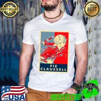 Fie Clausssell main character and a heroine of The Legend of Heroes T-Shirt Guys V Neck