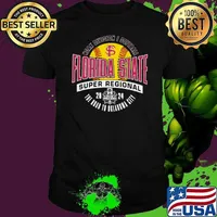 Florida State Seminoles 2024 NCAA Division I Softball Super Regional The Road To Oklahoma City Shirt Unisex
