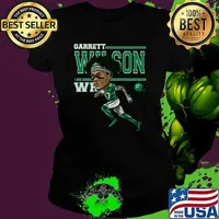 Garrett Wilson New York J Cartoon American football wide receiver T-Shirt