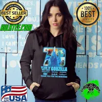 Godzilla 70 Years Of 1954 – 2024 Thank You For The Memories T-Shirt Hoodie