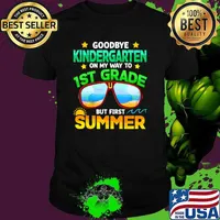Goodbye Kindergarten Way To 1st Grade Summer Graduation T-Shirt Unisex