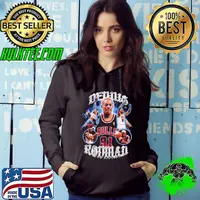 Happy Birtday Dennis Rodman The King Of Rebouding And The Graphic Tee Chicago Bulls NBA Shirt Hoodie
