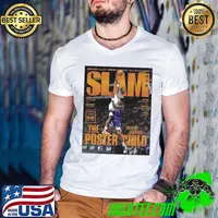 Iconic Dunk Moment Ant On The Cover Of Slam Online Orange Metal Poster Shirt Guys V Neck