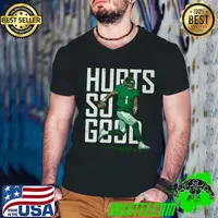 Jalen Hurts Philadelphia Hurts So Good American football quarterback T-Shirt Guys V Neck
