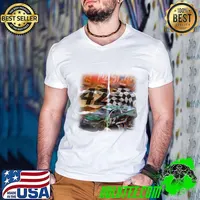 JOHN HUNTER NEMECHEK American professional stock car racing driver T-Shirt Guys V Neck