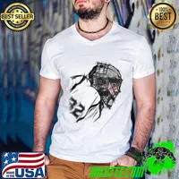 Jonathan Quick Los Angles Sketch American professional ice hockey goaltender T-Shirt