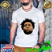 Rod Wave Big Face American rapper singer, and songwriter T-Shirt Guys V Neck