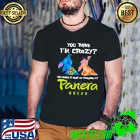 Stitch and Lilo you think i’m crazy you should meet my friends at Panera Bread s Guys V Neck