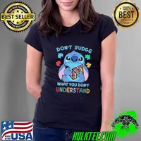 Stitch Washington Commanders Autism Awareness Don’t Judge What you Don’t Understand Shirt