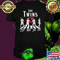 The Twins Abbey Road Harmon Killebrew Kirby Puckett Tony Oliva And Rod Carew Signatures Shirt Unisex