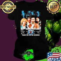 The Who Made In 1964 For 2024 60th Anniversary 1964-2024 Thank You For The Memories Signatures shirt