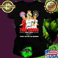 Toni Kroos 2007-2024 Thank You For The Memories Signature shirt