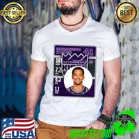 Trey Lyles Canadian professional basketball player for the Sacramento Kings T-Shirt Guys V Neck