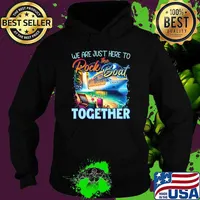 We're Just here To Rock The Boat Together Family Cruise T-Shirt Hoodie