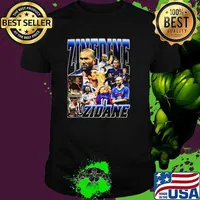 Zinedine Zidane French professional football manager Retro Bootleg T-Shirt