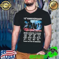 15th Anniversary The Vampire Diaries 2009-2024 8 Seasons Thank You For The Memories Guys V Neck