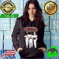 Barry Bonds, Willie Mays And Willie Mccovey San Francisco Giants Greatest Players Of All Time Signatures Hoodie