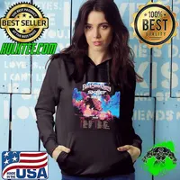 Black Stone Cherry Poster Plus Very Special Guests Skillet And Ayron Jones Screamin At The Sky Tour 2024 Hoodie