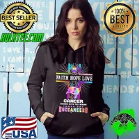 Faith Hope Love Cancer Messed With The Wrong Tampa Bay Buccaneers Pride Hoodie