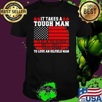 It Takes A Touch Man To Be In The Oilfield Tough Woman To Love An Oilfieldman Usa Flag Unisex
