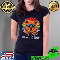 Migs Santillan wearing bear house of eme shirt