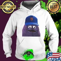 New York Mets In the Grimace blue hat shirtNew York Mets In the Grimace blue hat Hoodie