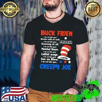 Original Buck Fiden I Do Not Like Your Border With No Wall Creepy Joe Har Dr Seuss Guys V Neck