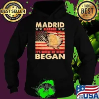 Madrid Alabama Where My Story Began Usa Flag 4Th Of July s Hoodie
