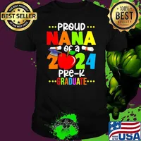 Proud Nana Of 2024 Pre-K Graduate Mothers Day Graduation shirt