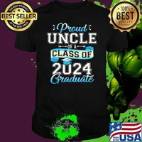 Proud Uncle of a Class of 2024 Graduate Senior 2024 shirt