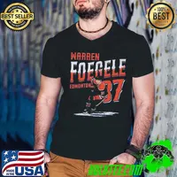 Warren Foegele Canadian professional ice hockey Edmonton Player Name s Guys V Neck