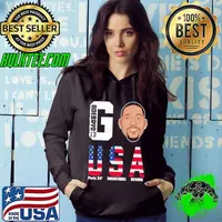 2024 Paris Olympics Bam Adebayo 13 Go Team USA Basketball Cartoon Hoodie