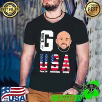 2024 Paris Olympics Derrick White #8 Go Team USA Basketball Cartoon Guys V Neck