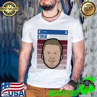 American ice hockey defenseman erik johnson fade T-Shirt