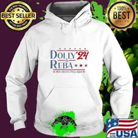 Dolly And Reba 2024 Make America Fancy Again Retro Stars Hoodie