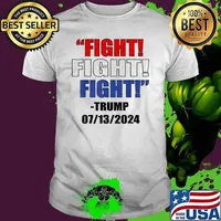 Fight Trump 2024 republican trump quote fight fight fight Unisex