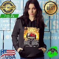 Fozzy Band Will Be Kicking Off 25-year Anniversary Celebration With Their 25th Anniversary Tour In The Usa Poster Hoodie
