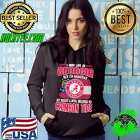 I may live in Georgia but on gameday my heart and soul belongs to Alabama Crimson Tide Hoodie