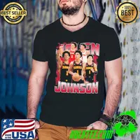 Jalen Johnson American professional basketball player Atlanta Hawks Guys V Neck