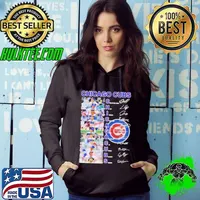 MLB Chicago Cubs Team Players 2024 Signatures Hoodie