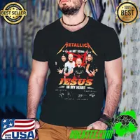 Metallica M72 In My Veins Jesus In My Heart Signatures shirt