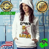 Mu-HAMMERED ALI Down Goes Liver shirt