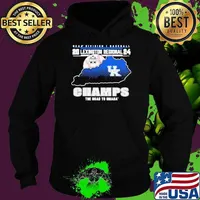NCAA Division I Baseball Lexington Regional Champions Kentucky Wildcats The Road To Omaha Hoodie
